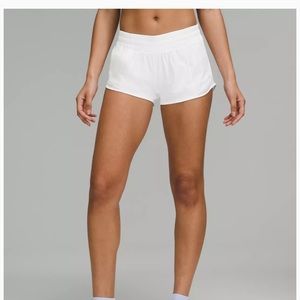 Lululemon Hotty Hot Shorts 2.5inch Size 4 White